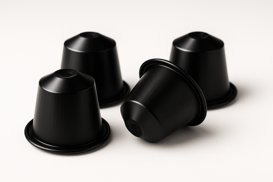 capsulas de café tipo nespresso da cor preta
